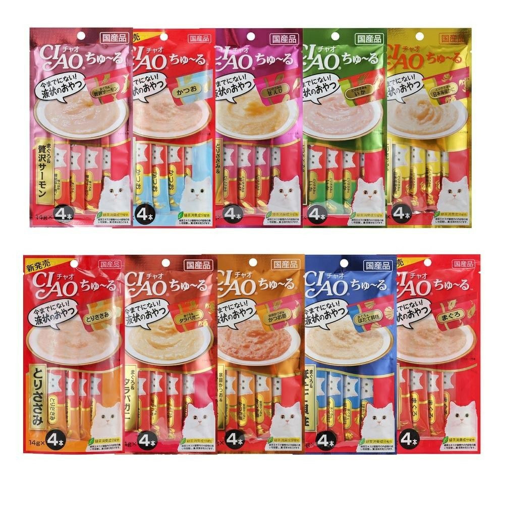 Ciao Churu Cat Treat Food Wet Snack Japan Quality Famous Kitten