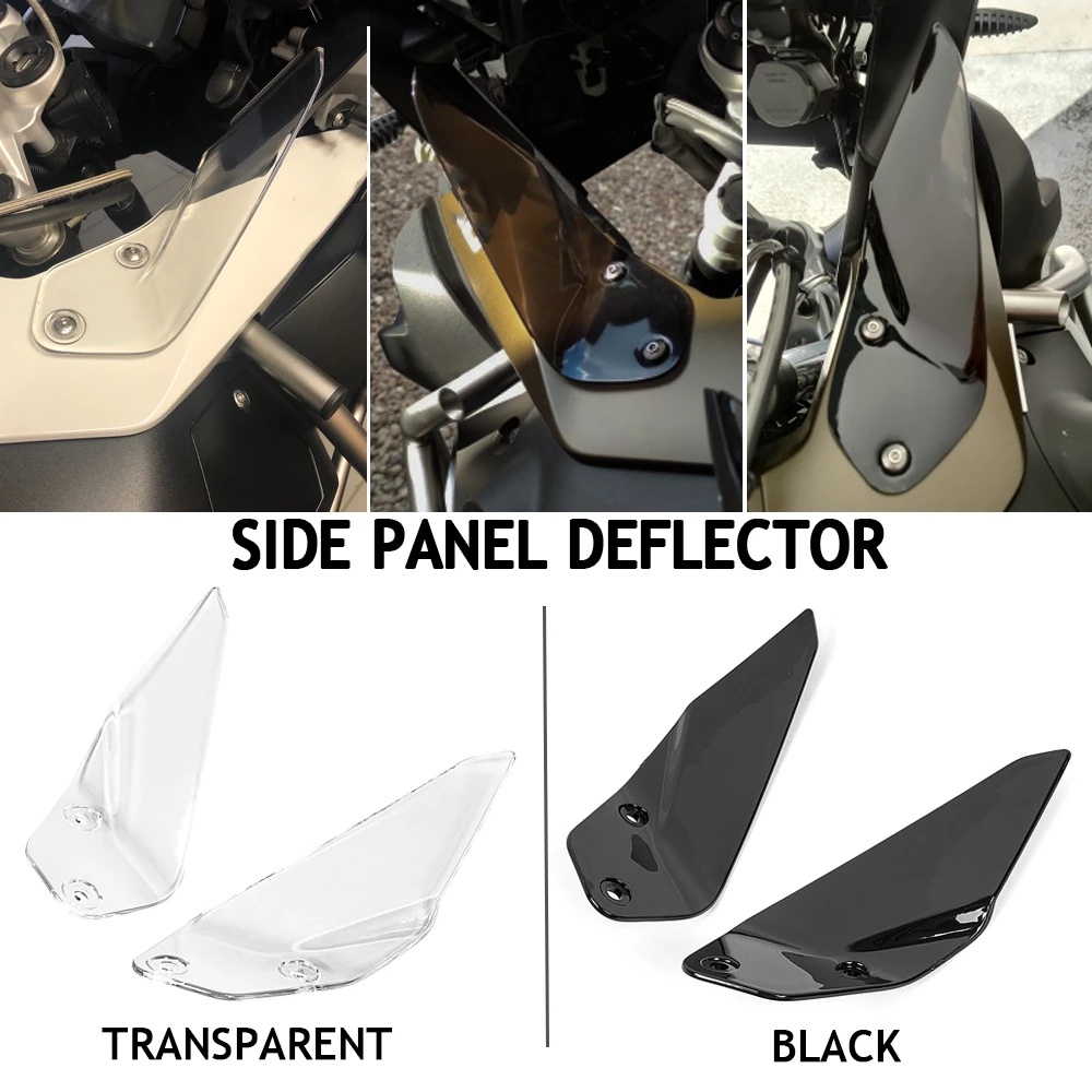 NEW R 1200 1250 GS ADV Side Windshield Windscreen Panel Wind Deflector