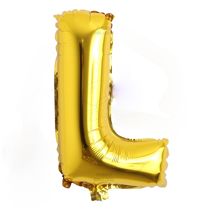 Inch Foil Digital Letter A Z Balloons Gold Letter Digitale