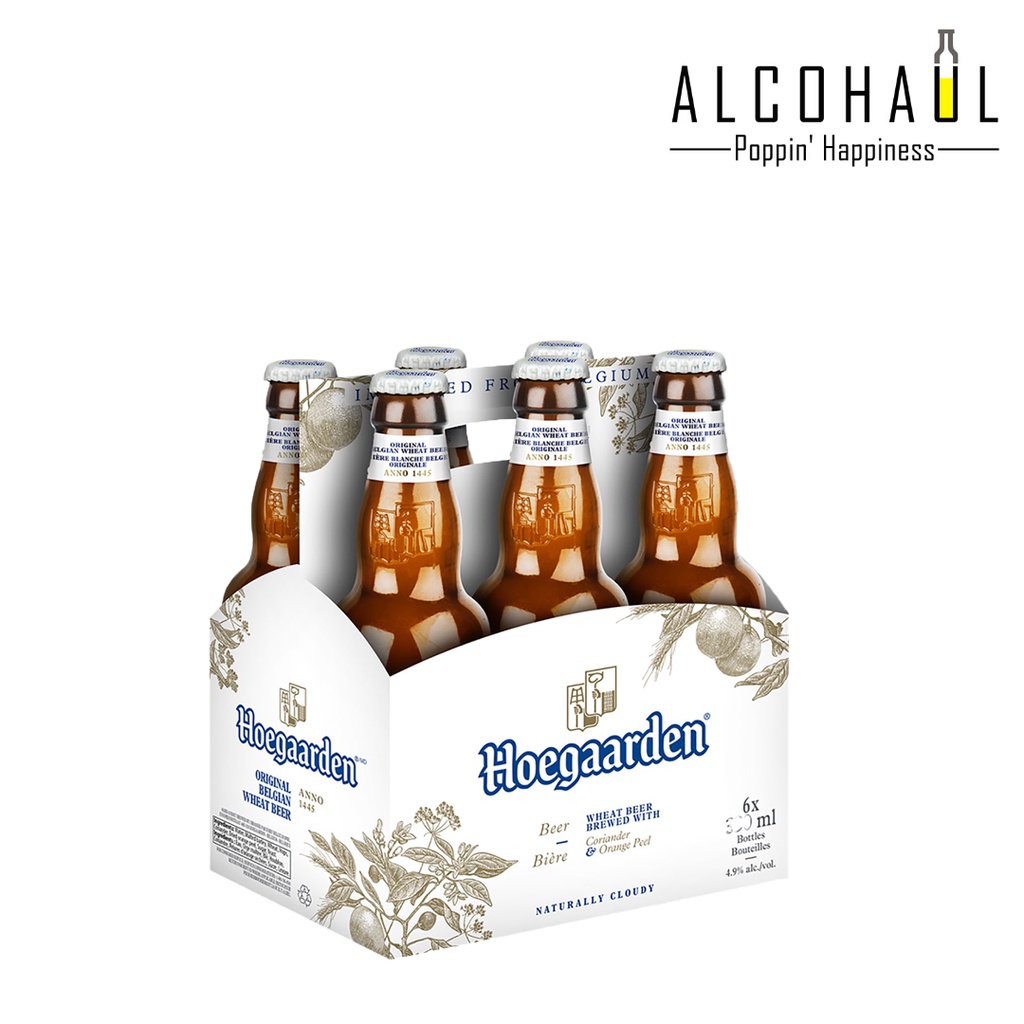 Hoegaarden White Beer 330ml 6 12 Bottles Shopee Singapore