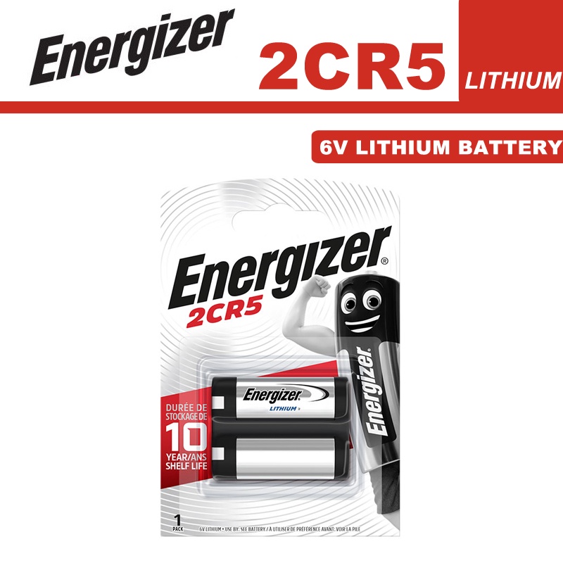 Energizer 2CR5 Lithium 6V Photo Power Battery Shopee Singapore