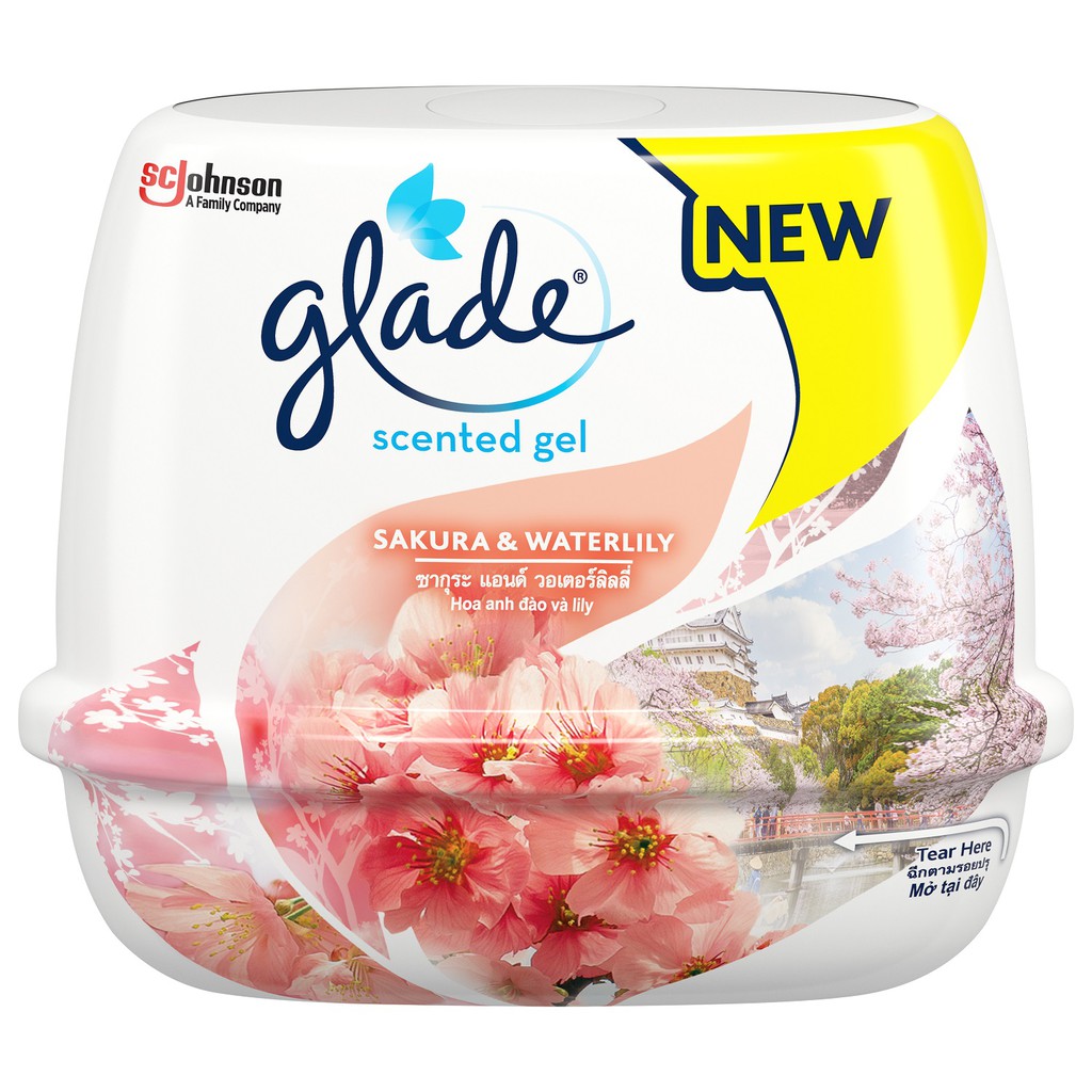 Glade Scented Gel Sakura Waterlily Air Freshener G Shopee Singapore