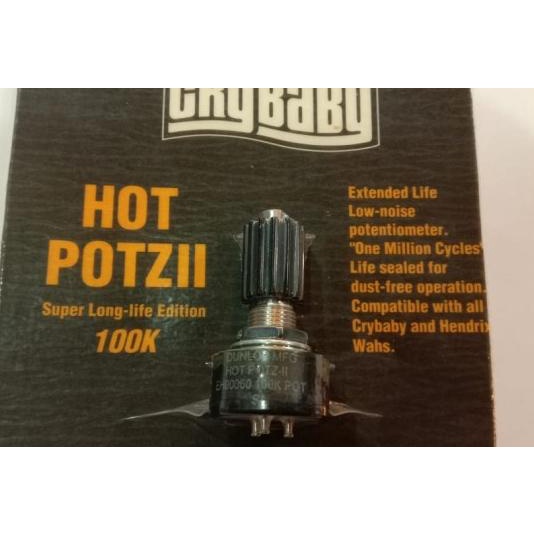 Potentio Hot Potz Ii K Jim Dunlop Crybaby Wah Pedal Ecb B Shopee