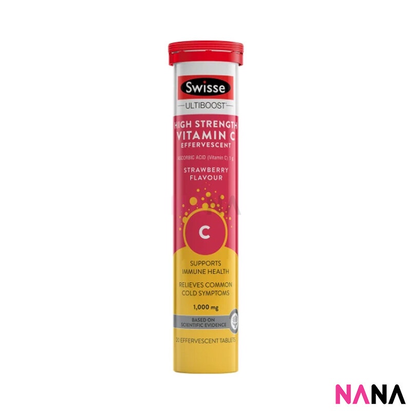 Swisse Ultiboost High Strength Vitamin C Mg Effervescent Tablets