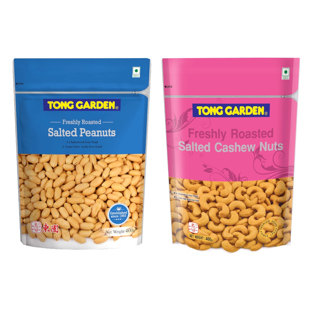 Tong Garden Nuts All Time Favourites Bundle Salted Peanuts 365g