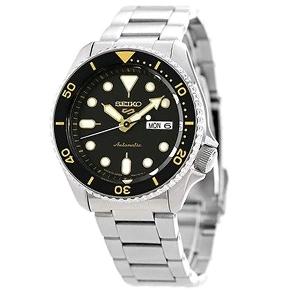 Seiko Sports Srpd K Srpd Srpd K Automatic Black Dial Stainless