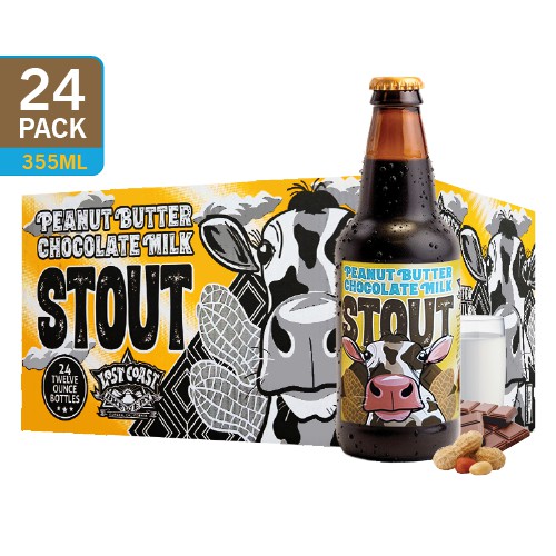 Lost Coast Peanut Butter Chocolate Milk Stout 24 Btls X 355ml Craft