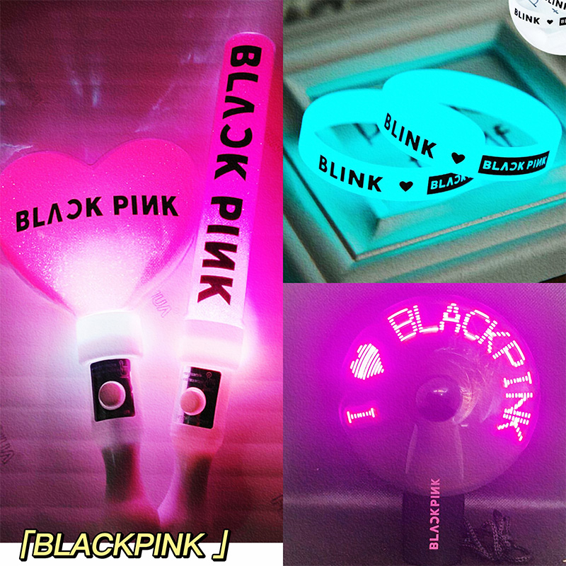 K Pop Blackpink Lightstick Hand Light Glow Stick Love Fan Support Stick