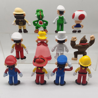 Pcs Super Mario Bros Odyssey Game Figures Luigi Kinopio Toad Princess