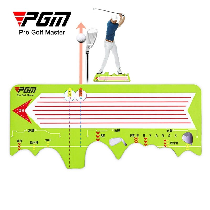 Pgm Golf Beginner Correct Posture Position Aid Mat Golf Swing Trainer