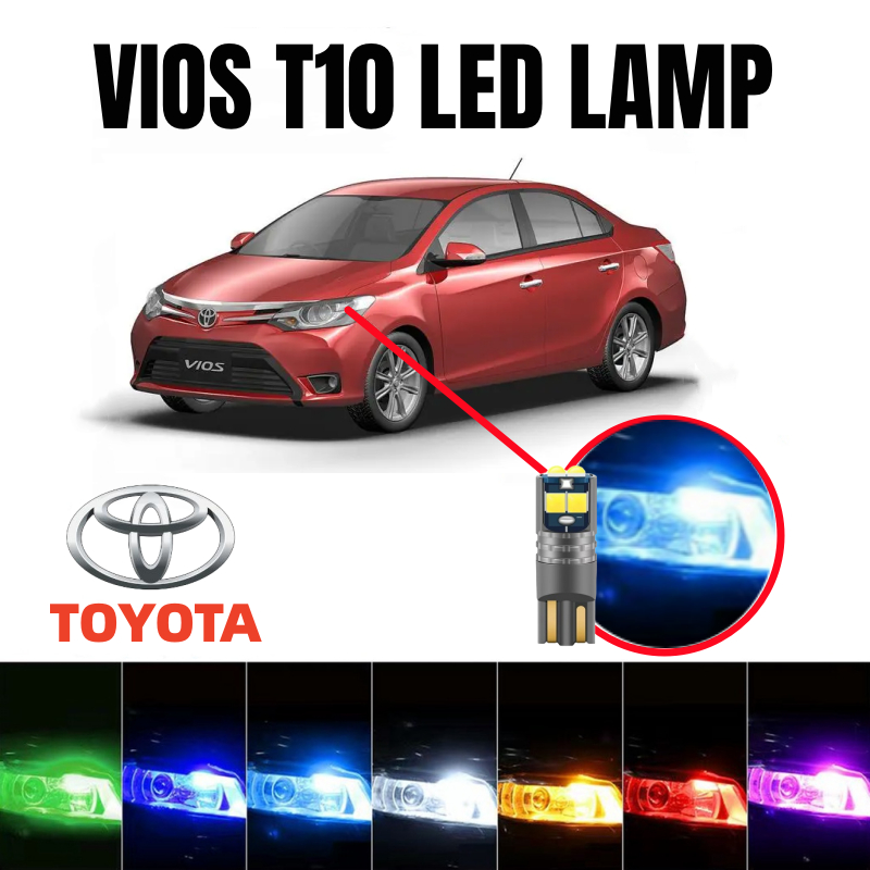 Pc Toyota Vios T W W Bulb Small Headlight Dome Light Car Boot Mentol