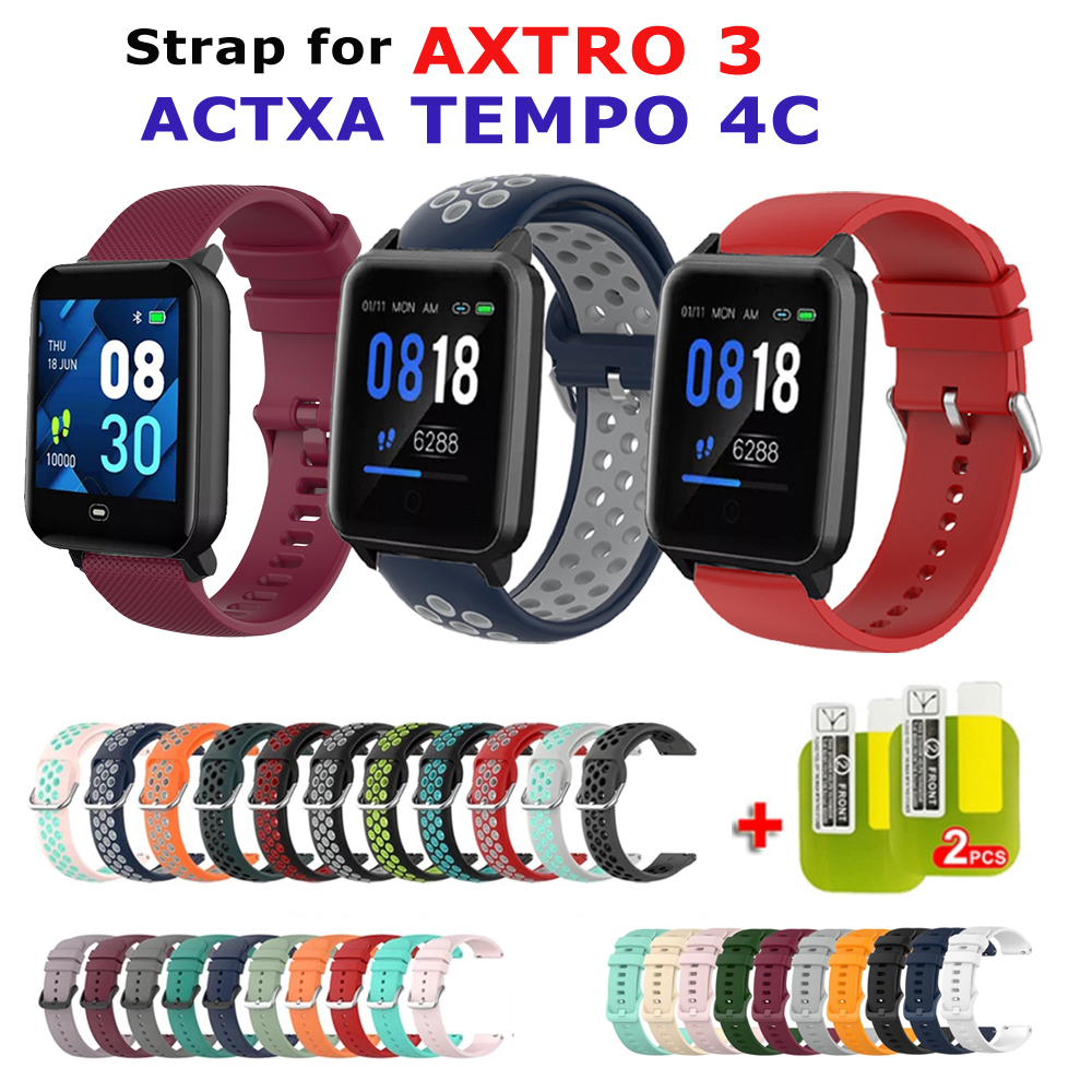 Axtro Fit Fit Actxa Tempo C Strap With Screen Protector Tpu