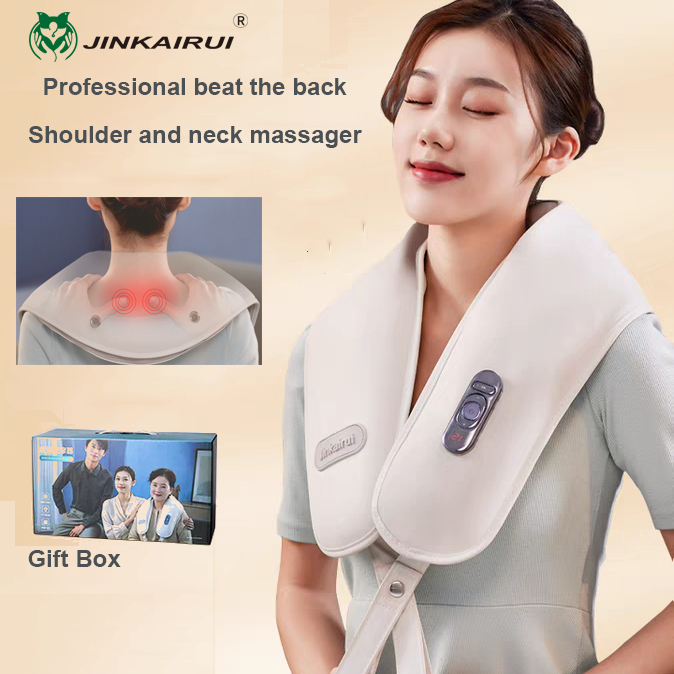 Jinkairui Tapping Neck Massager Electric Pounding Massage Shawl Knock