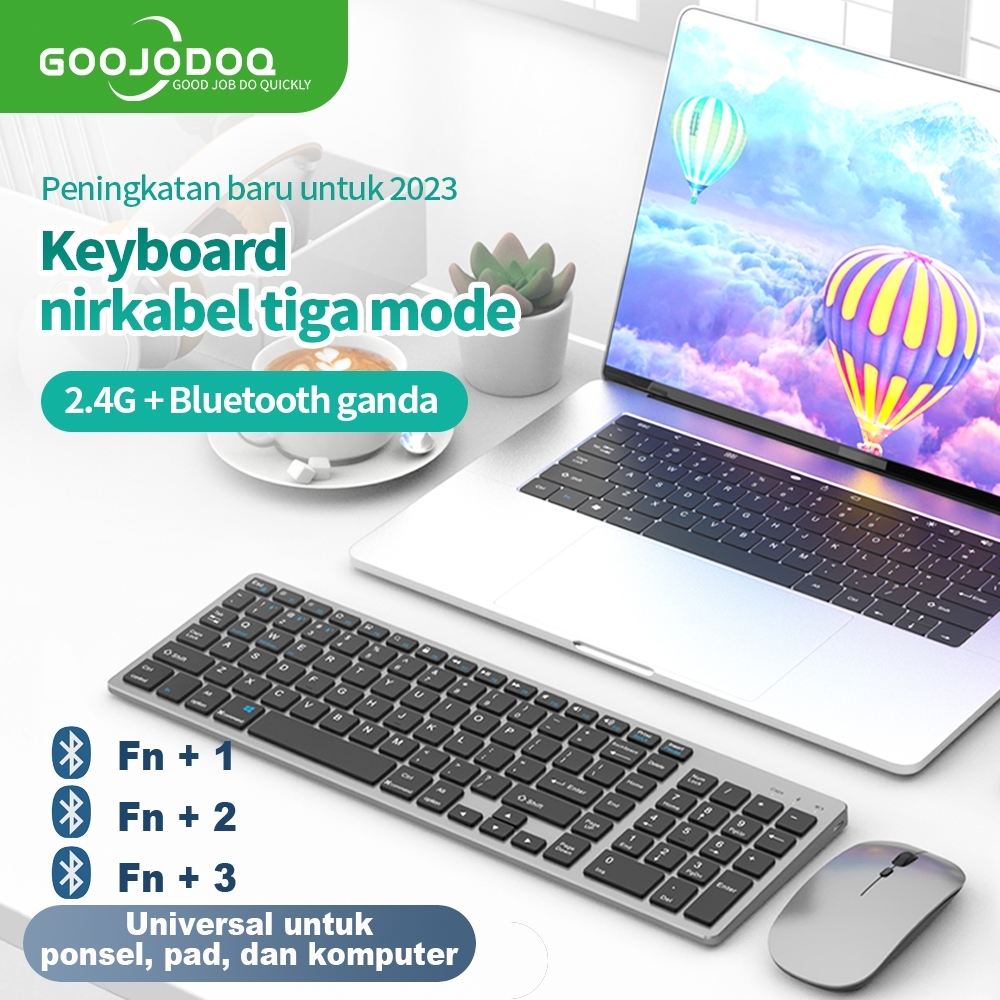 Goojodoq Bluetooth Wireless Keyboard Bluetooth Keys Wireless