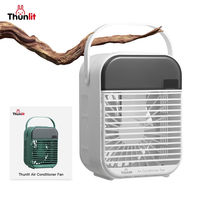 Thunlit Air Conditioner Fan Mah Rechargeable Portable Mini Air