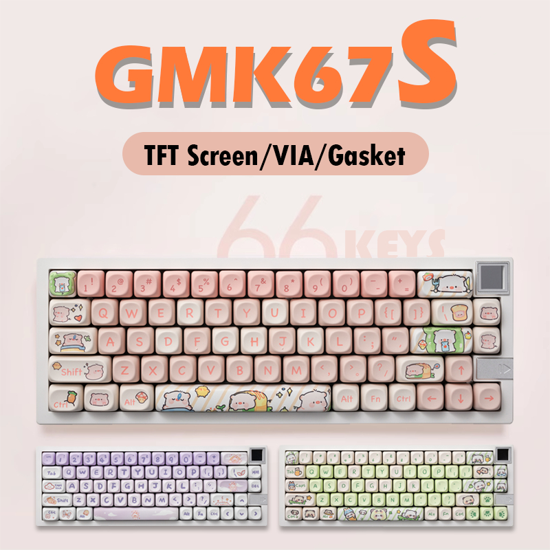 Zuoya Gmk S Via Barebones Tri Mode Hot Swappable Wireless Rgb With