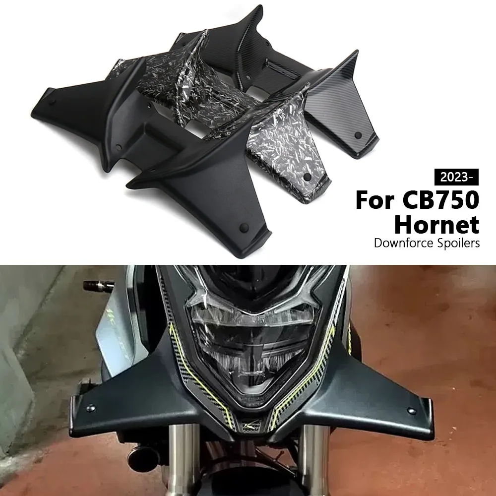 Motorcycle Frontal Downforce Spoilers Winglet Aerodynamic Wing Front