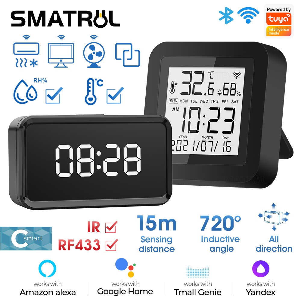 Smatrul Tuya Smart Wifi Ir Remote Control Universal Temperature