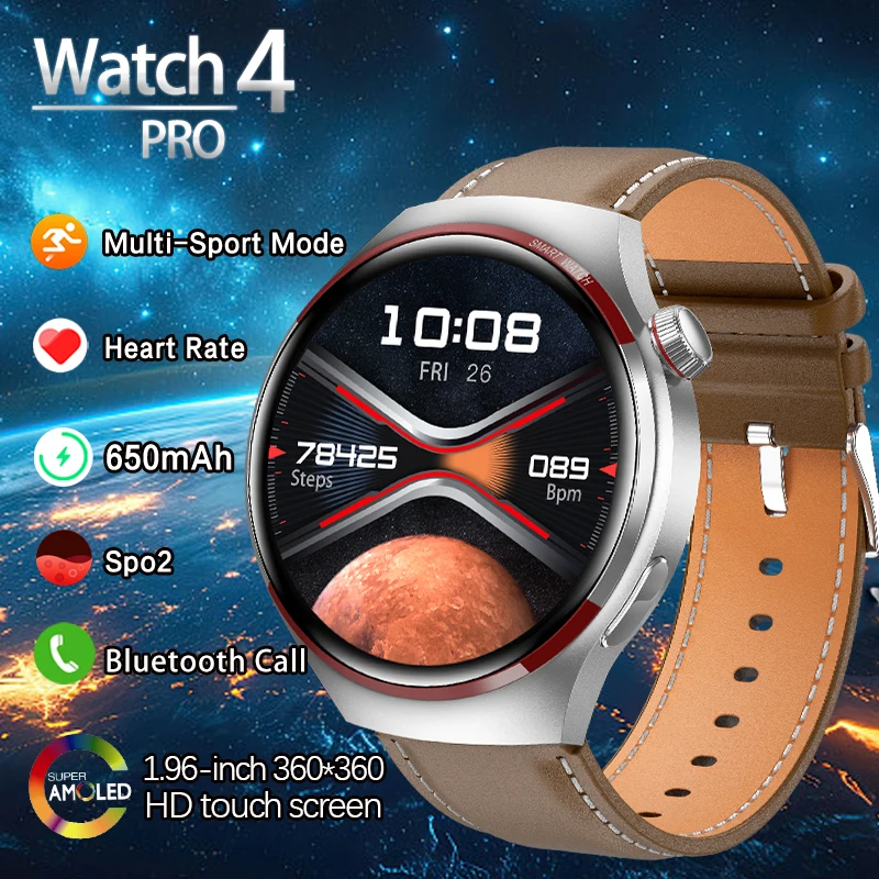 2024 New GT4 PRO GEN2 Smart Watch Watch 4 Pro AMOLED HD Screen