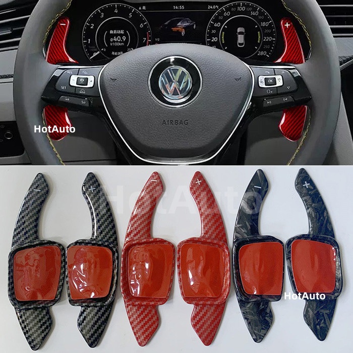 Vw Carbon Fiber Steering Paddle Shift For Volkswagen Golf Mk Tsi R