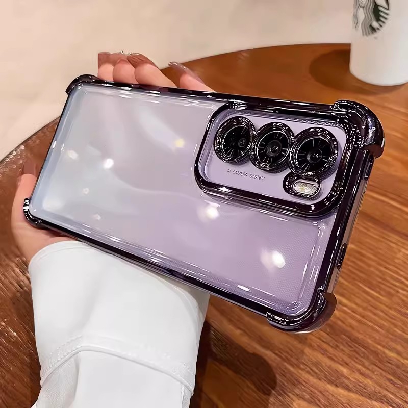 Clear Case For Oppo Reno Pro G Air Bag Anti Fall Transparent Soft