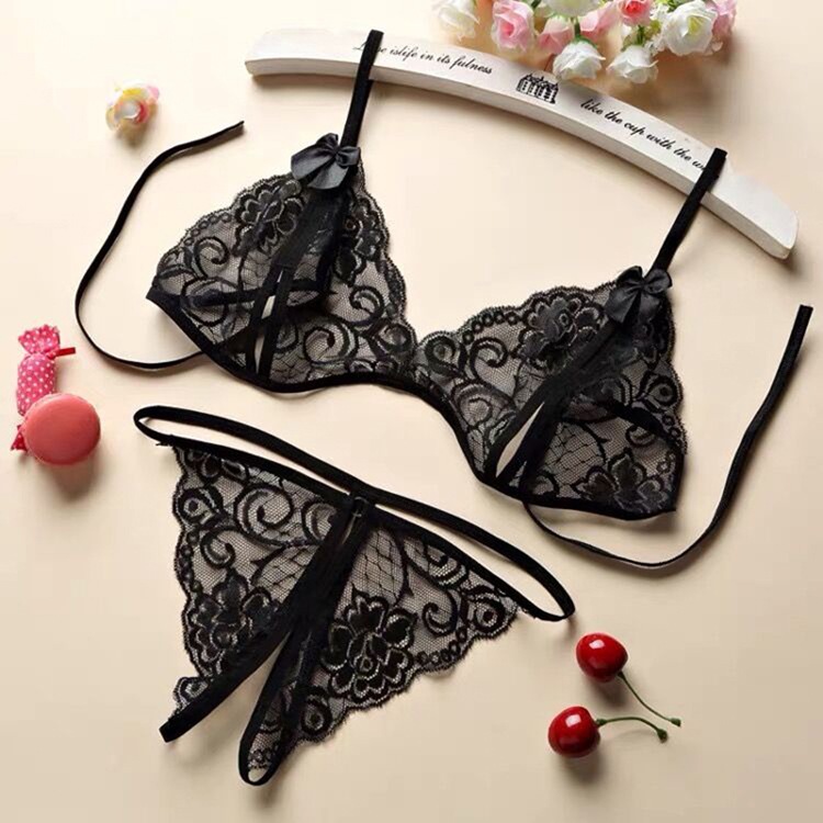 SG Seller Sexy Lingerie Lace Bra Set Sleepwear Women Erotic Underwear