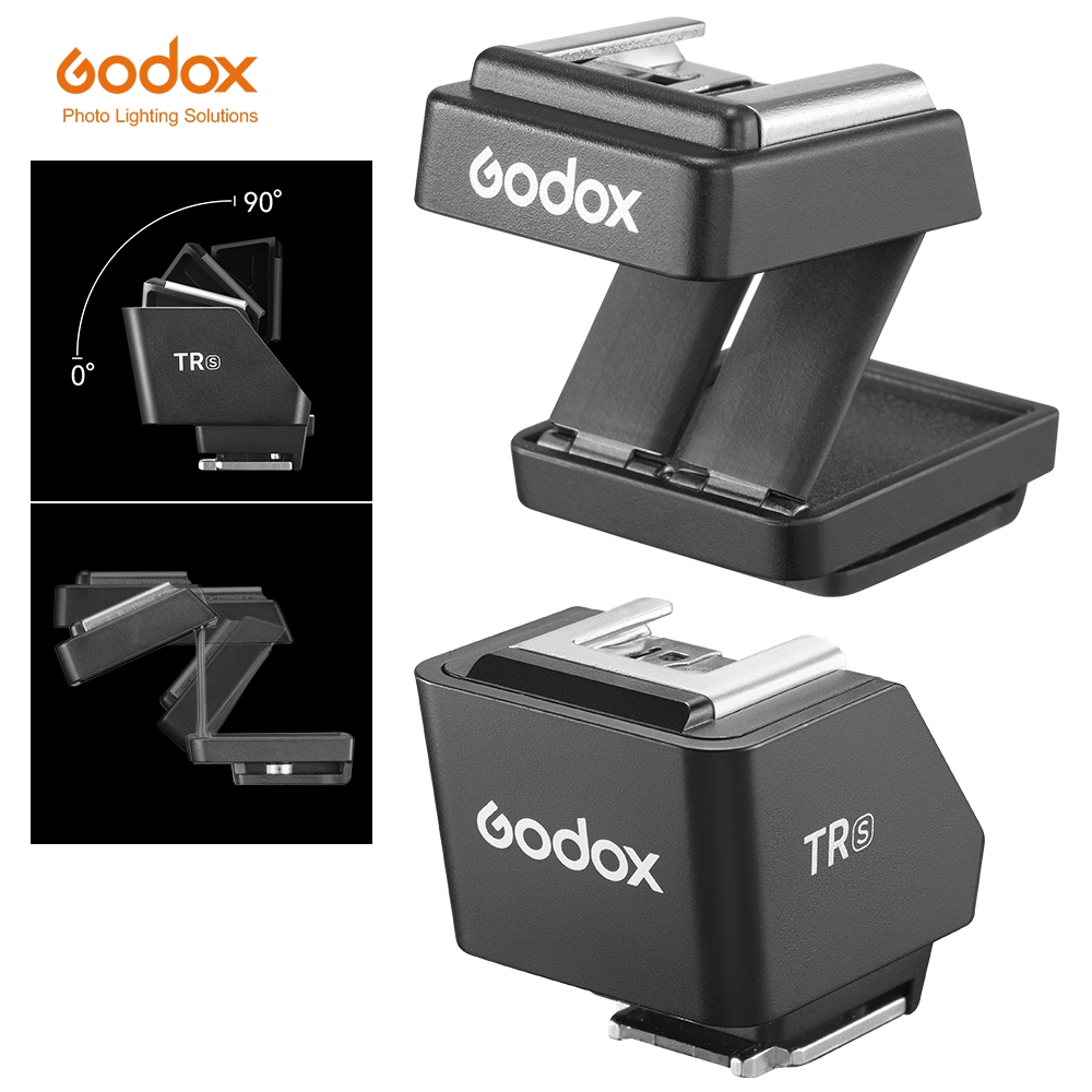 Godox TR FS R TTL Hot Shoe Riser Single Contact Folding Hot Shoe Riser