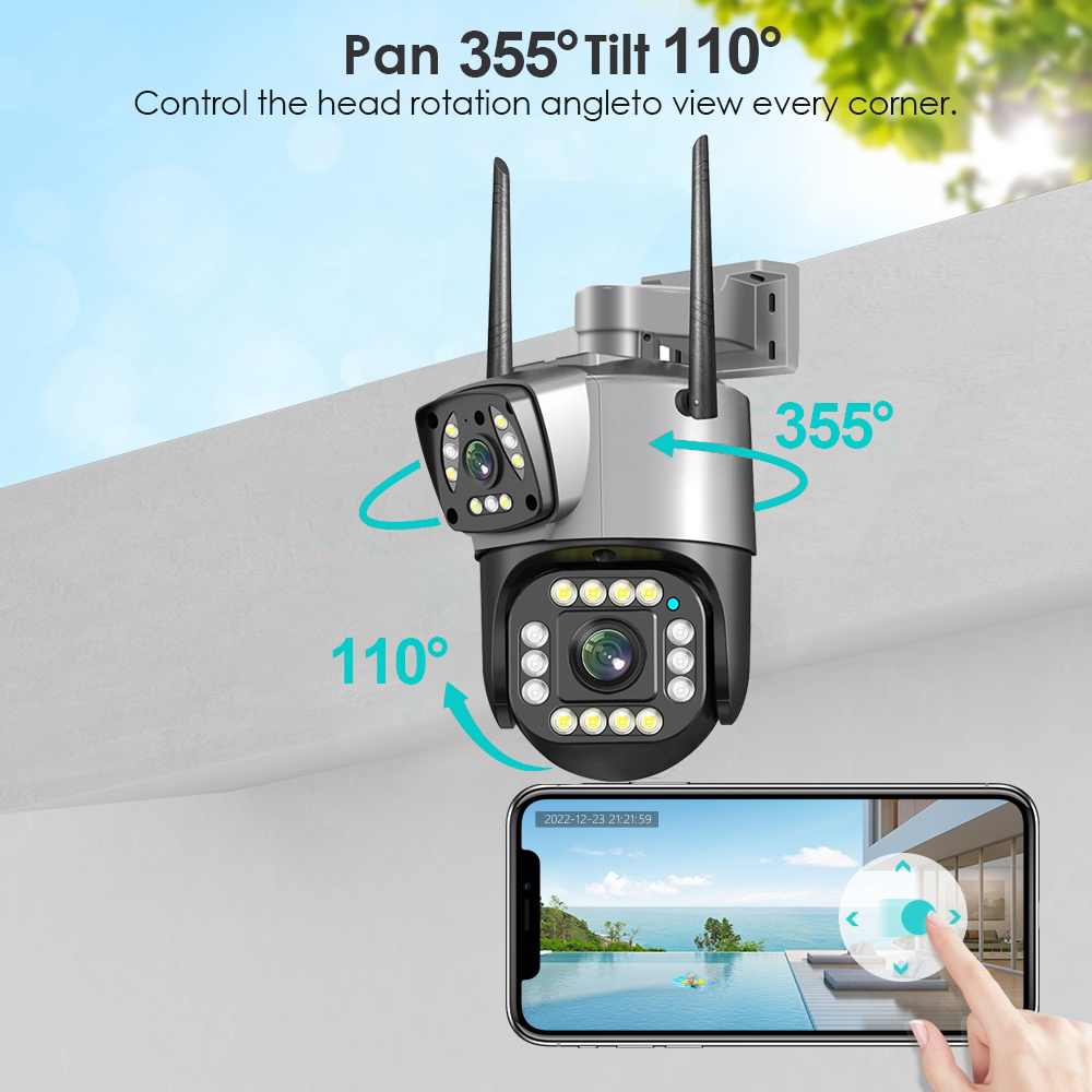 Llsee V Pro Cctv Camera Wifi Outdoor Wireless Surveillance Camera