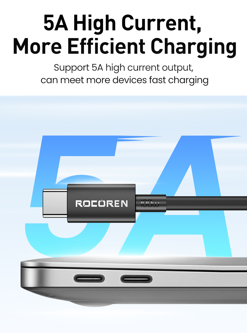 W Usb C To Type C A Pd Fast Charging Charger Cable For Iphone