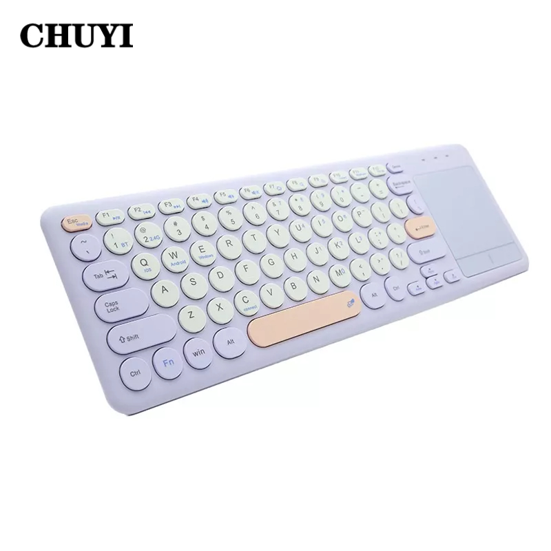 Chuyi Ghz Bluetooth Wireless Keyboard Slim Computer Gaming Keyboard