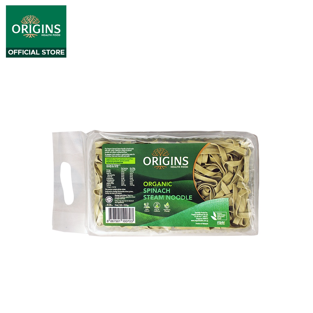 Origins Health Food Organic Steam Noodle Spinach G Shopee Singapore