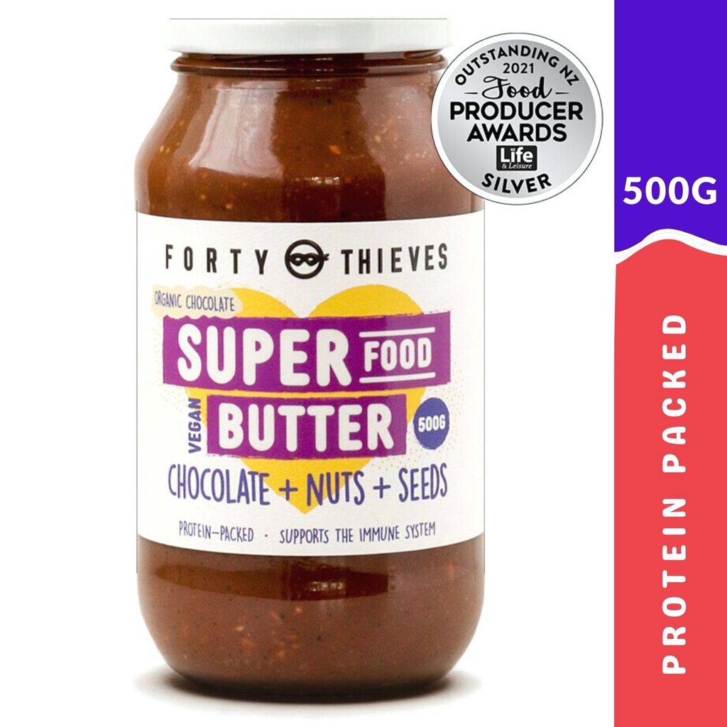 Forty Thieves Chocolate Superfood Peanut Butter 500g Shopee Singapore