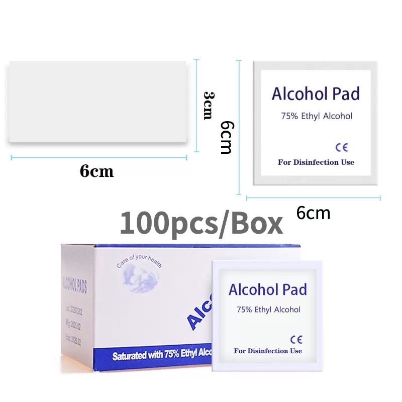 Sg Local Stock Pcs Alcohol Swab Pads Phone Wipes Disposable