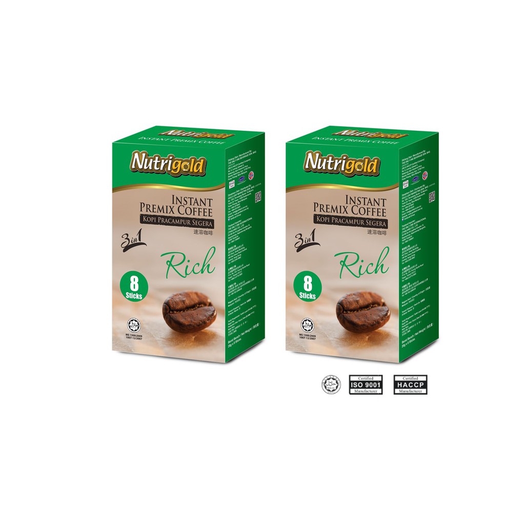 Nutrigold Premix In Instant Coffee Rich Bundle Of Box Series