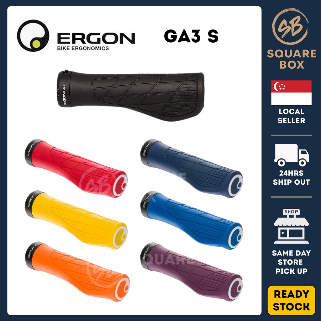 Ergon Ga Lock On Handlebar Grips Bicycle Bike Wrap Enduro Trail