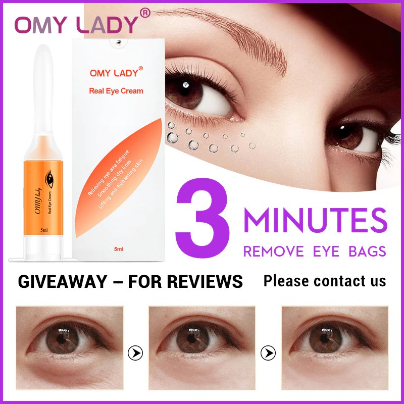 OMY LADY EyeBags Remove Eye Cream Peptide Anti Wrinkle Anti Age Remover