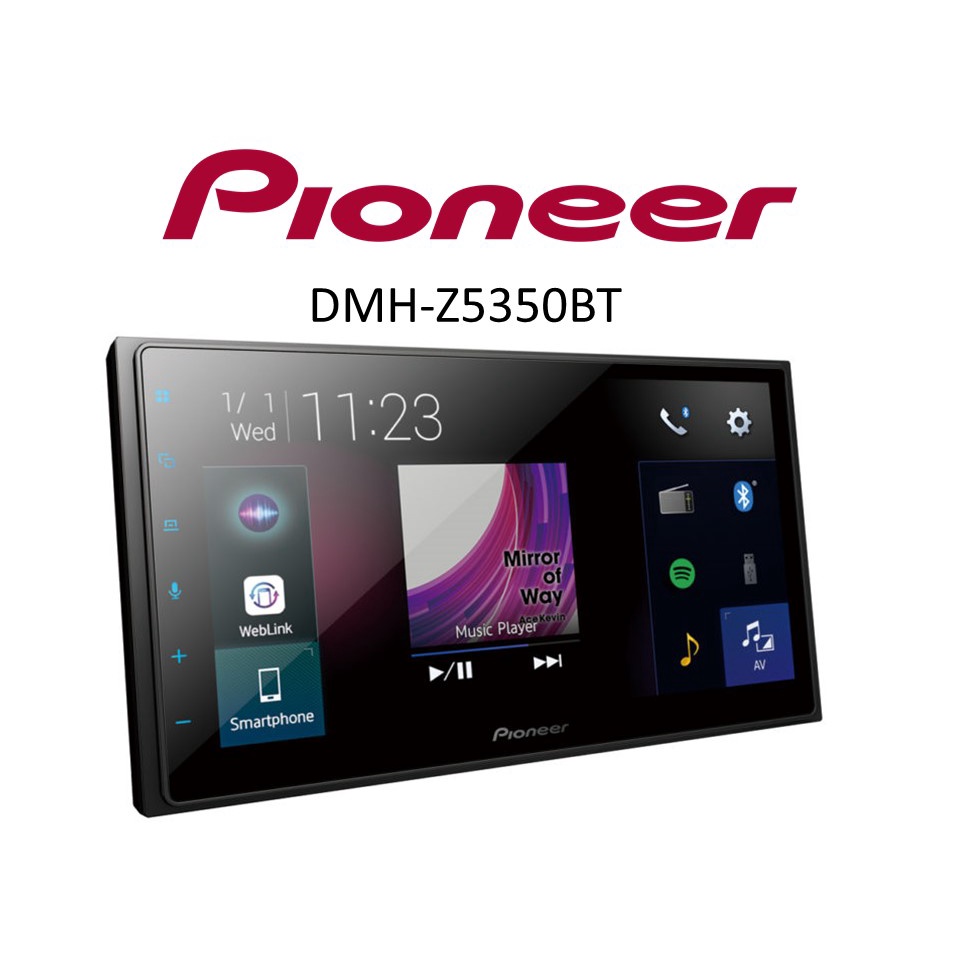 Pioneer DMH Z5350BT 6 8 Double Din Multimedia AV Receiver Shopee