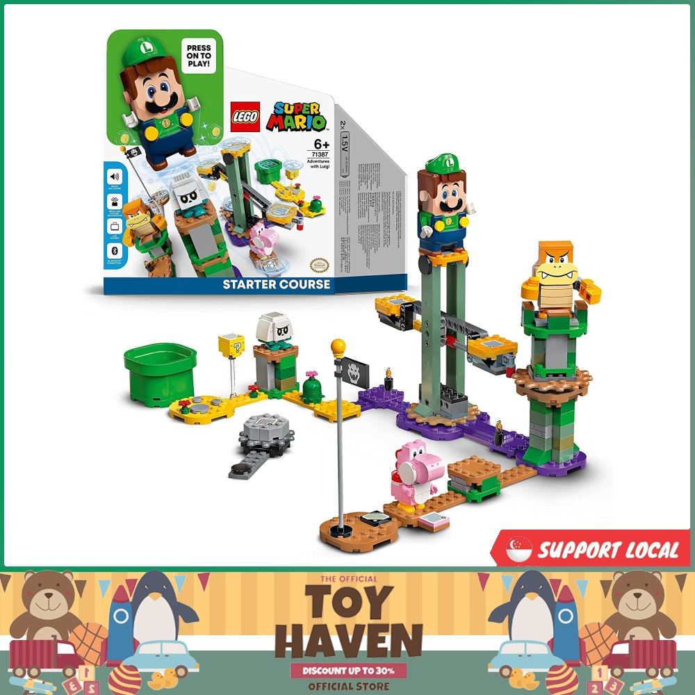 Sgstock LEGO 71387 Super Mario Adventures With Luigi Starter Course