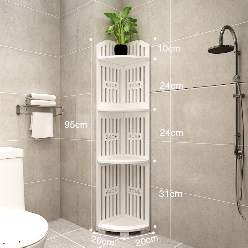 Younal Bathroom Toilet Rack Bathroom Wash Table Corner Storage Cabinet