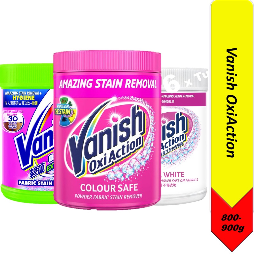 Vanish Oxiaction Powder Fabric Stain Remover G Shopee Singapore