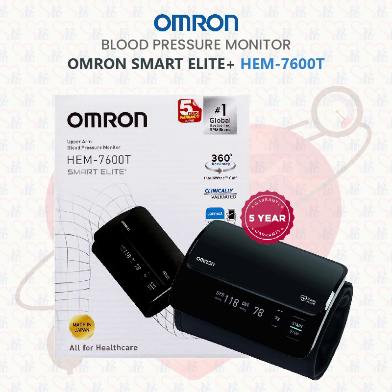 Authorised Sg Dealer Omron Hem T Smart Elite Blood Pressure