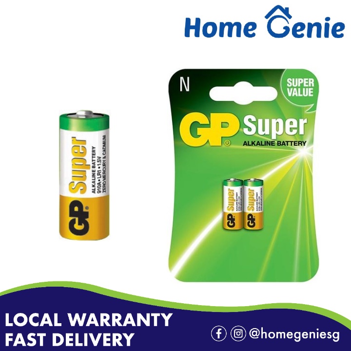 GP Super Alkaline Size N LR1 1 5v Shopee Singapore