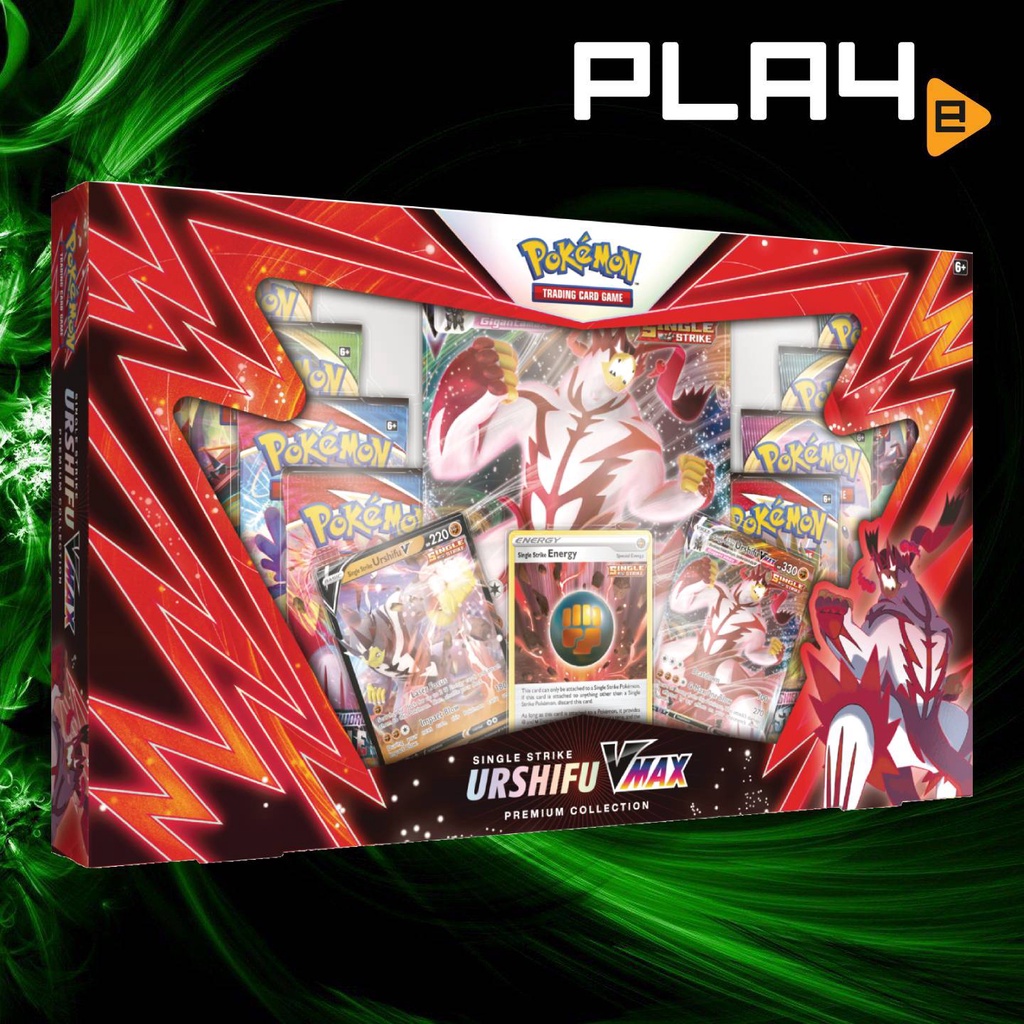 Pokemon Tcg Single Strike Urshifu Vmax Premium Collection Box Shopee