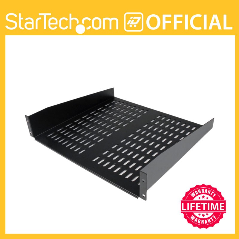 Startech U In Universal Vented Rack Mount Cantilever Shelf Fixed