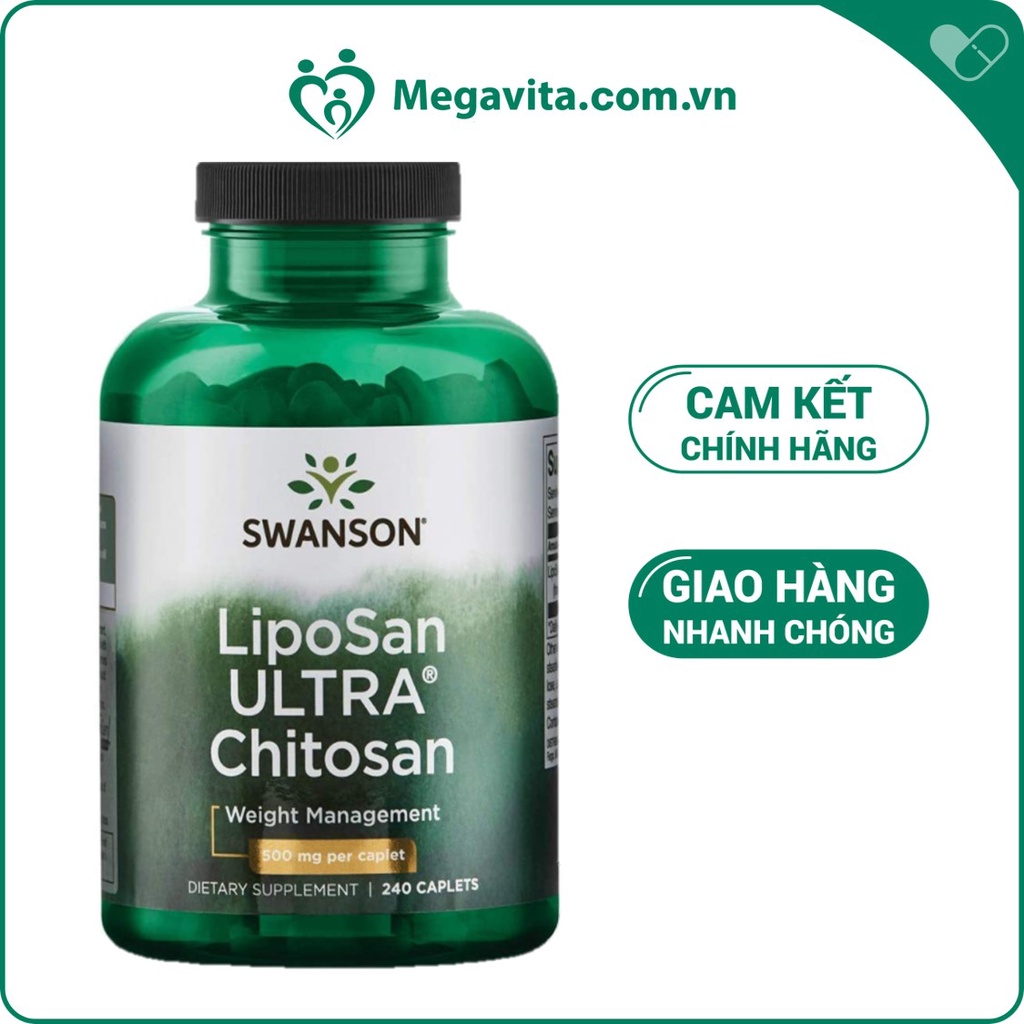 Swanson Liposan Ultra Chitosan Weight Control Tablets And Cholesterol