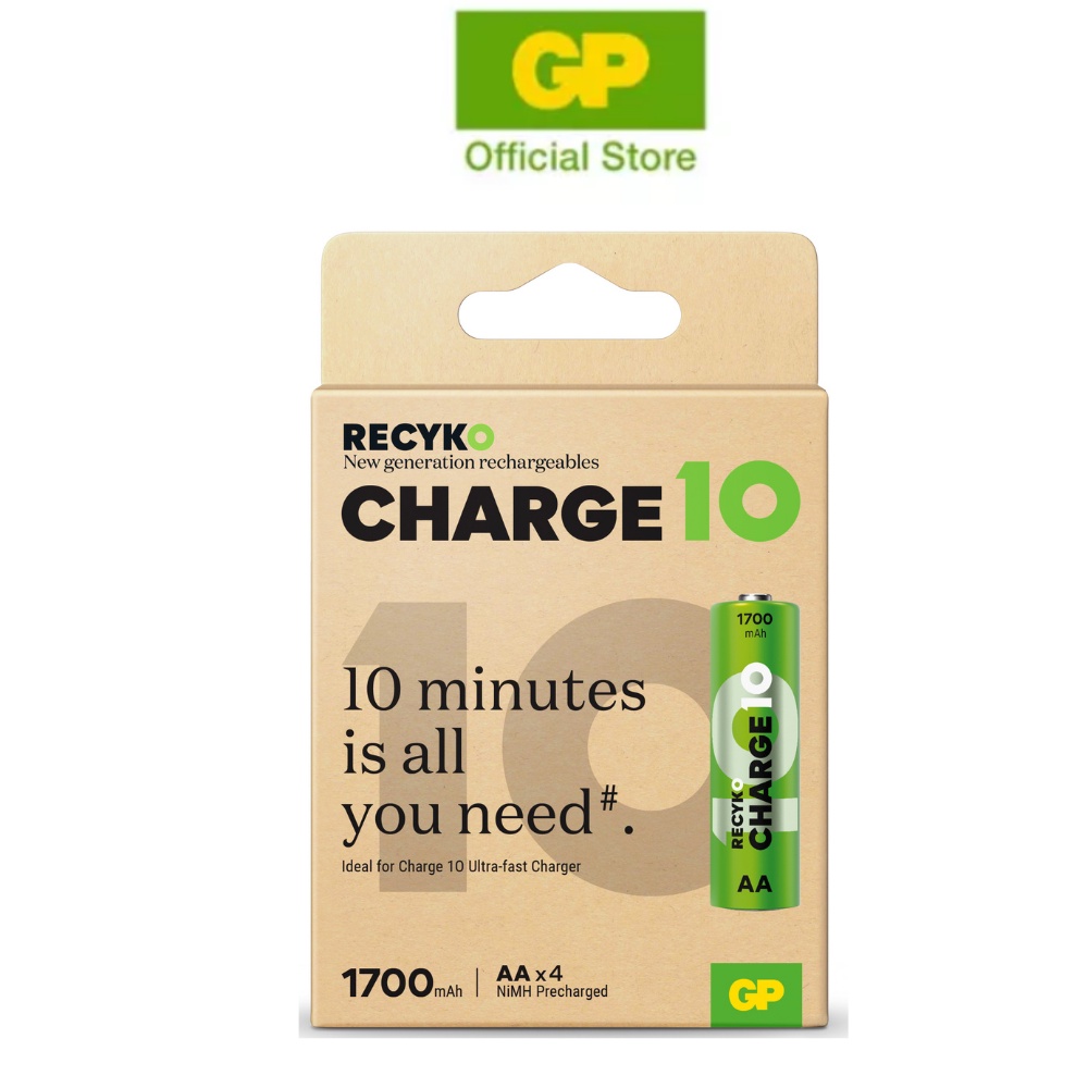 Gp Recyko Rechargeable Battery Aa Mah Pcs Pack Shopee Singapore