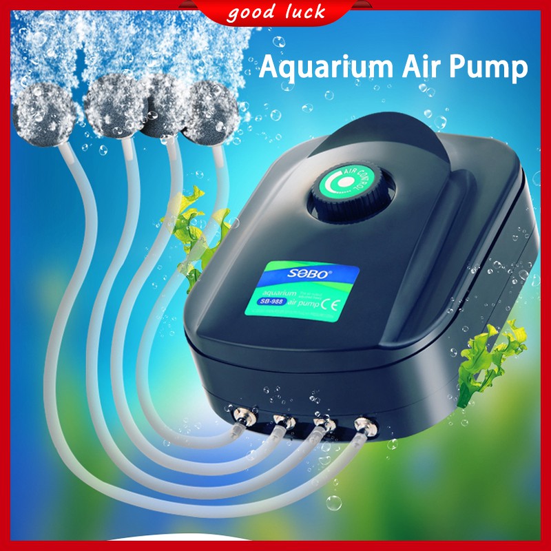 Sobo Aquarium Fish Tank Air Pump Oxygen Pump Adjustable W W V