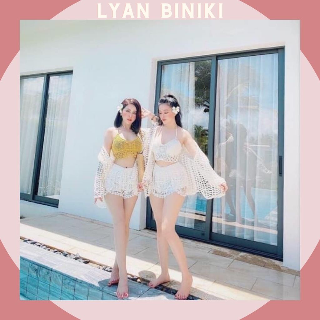 2 Piece BIKINI Wool Crochet BIKINI With LYAN BIKINI B206 Gown Shopee