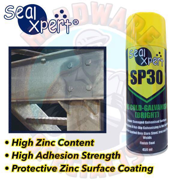 Sealxpert Sp Zinc Cold Galvanizing Spray Bright Ml Rust