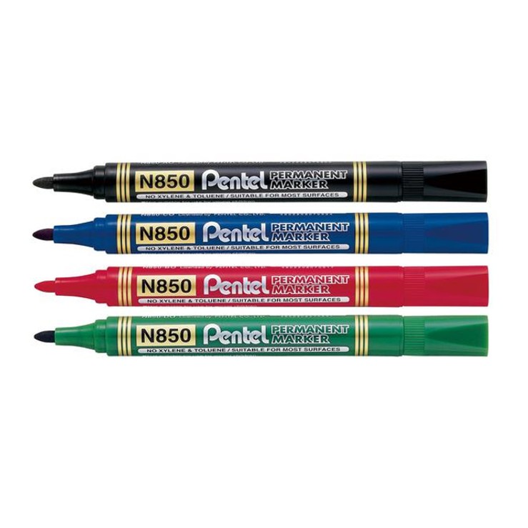 Pentel N Permanent Marker Bullet Tip Shopee Singapore